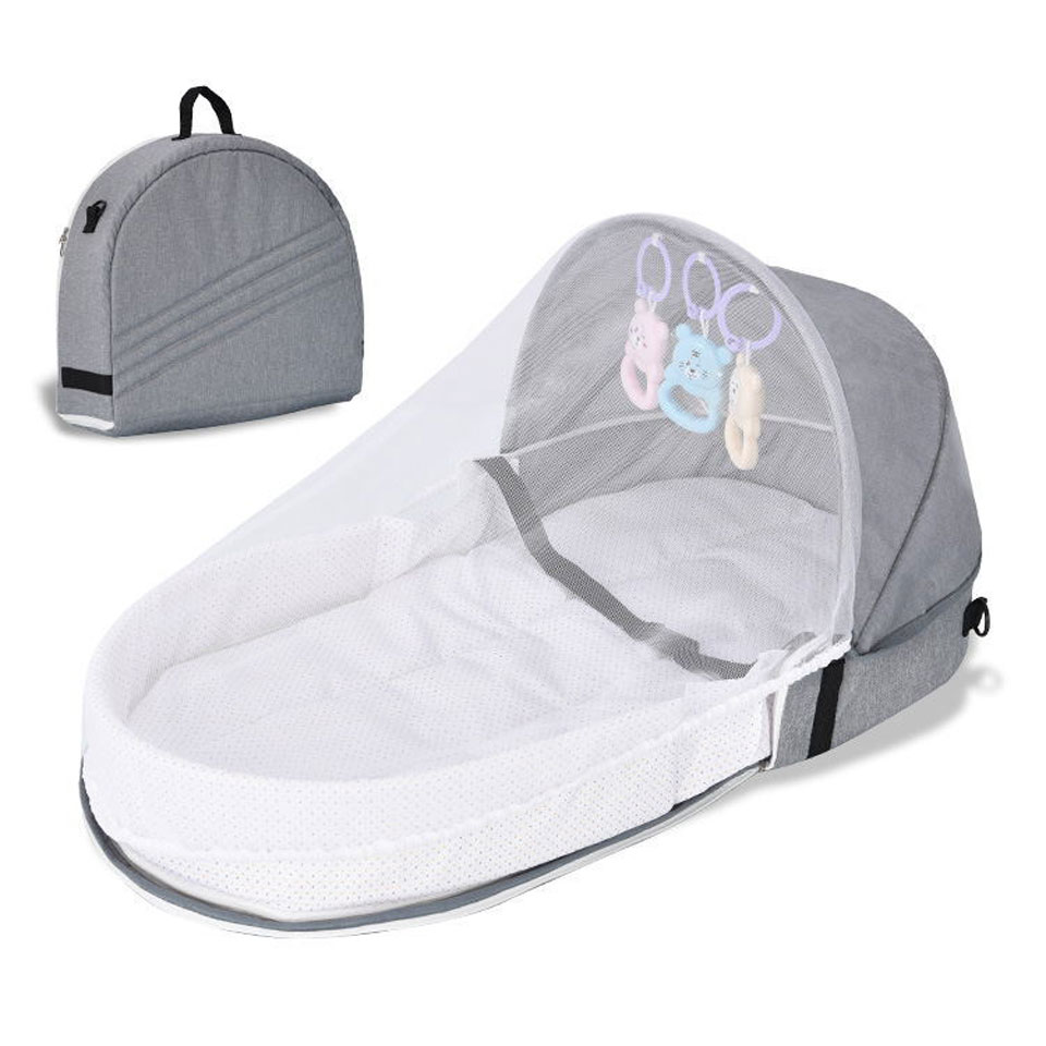 Baby Nursery Glider - Portable Travel Baby Crib Foldable Baby