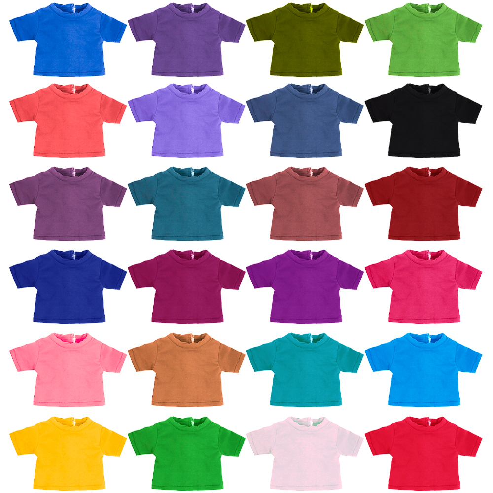 Baby Nursery Ideas Boy - Doll Clothes Summer T-shirt Pure Cotton