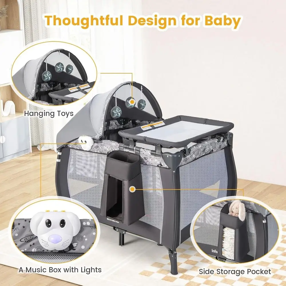 All-in-One Portable Baby Playa - Baby Nursery Hamper ulasan dan harga