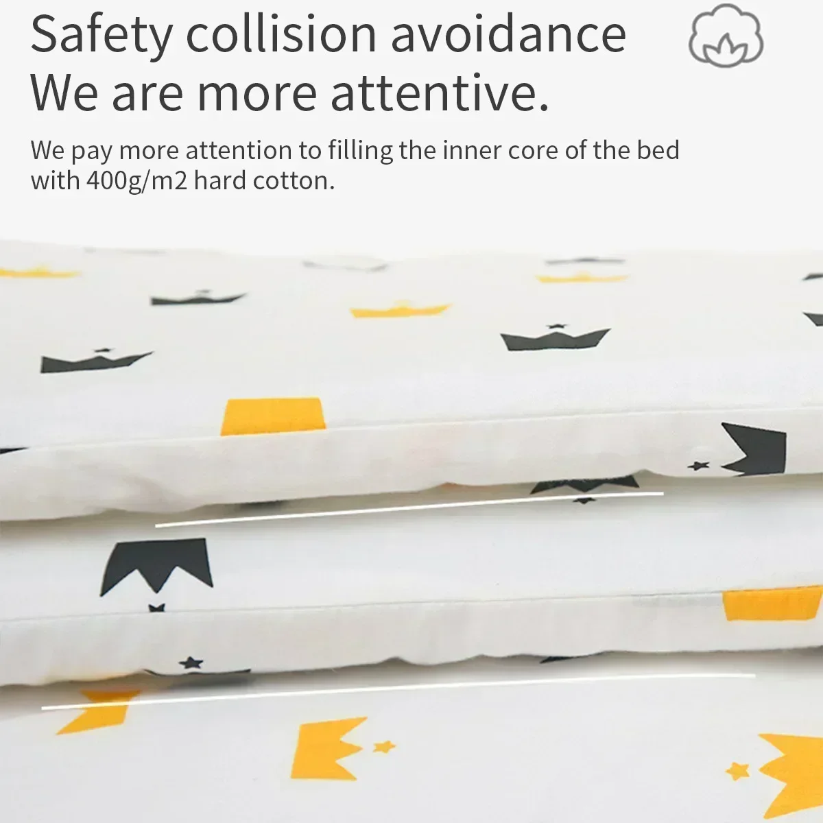 Baby Bed Bumpers Infant Cotton - Baby Nursery Glider ulasan dan harga