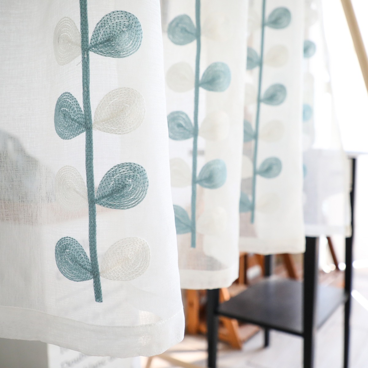 White Lace Sheer Valance Curta - Baby Nursery Curtains ulasan dan harga