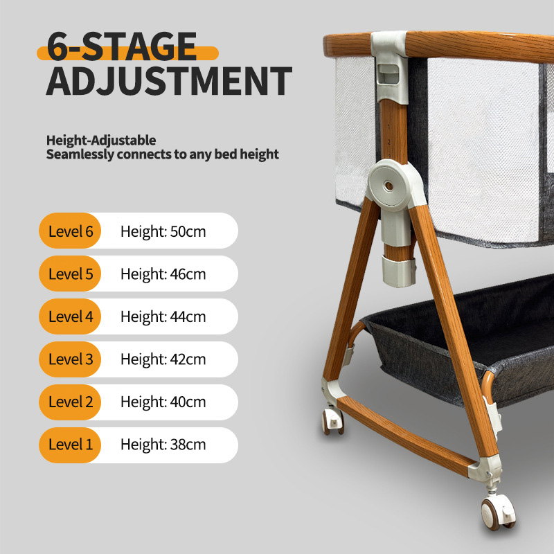 2 in 1 Rocking Baby Crib, Fold - Baby Nursery Hamper ulasan dan harga