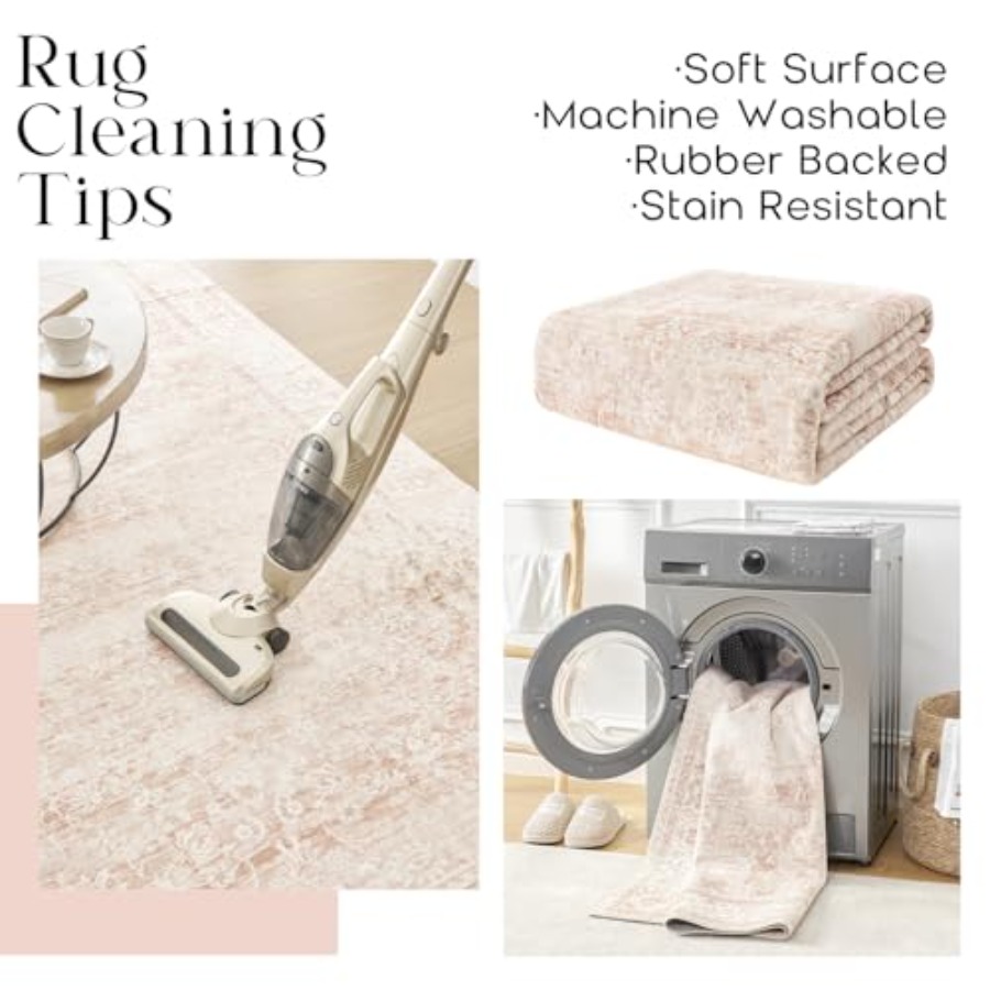 Pink Nursery Rug for Baby Girl - Baby Nursery Neutral ulasan dan harga