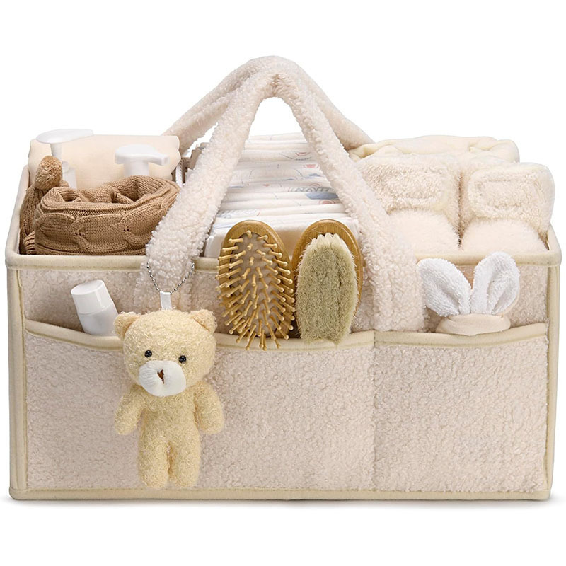 Multi-Pocket Felt Mommy Bag DI - Baby Nursery Nurse ulasan dan harga