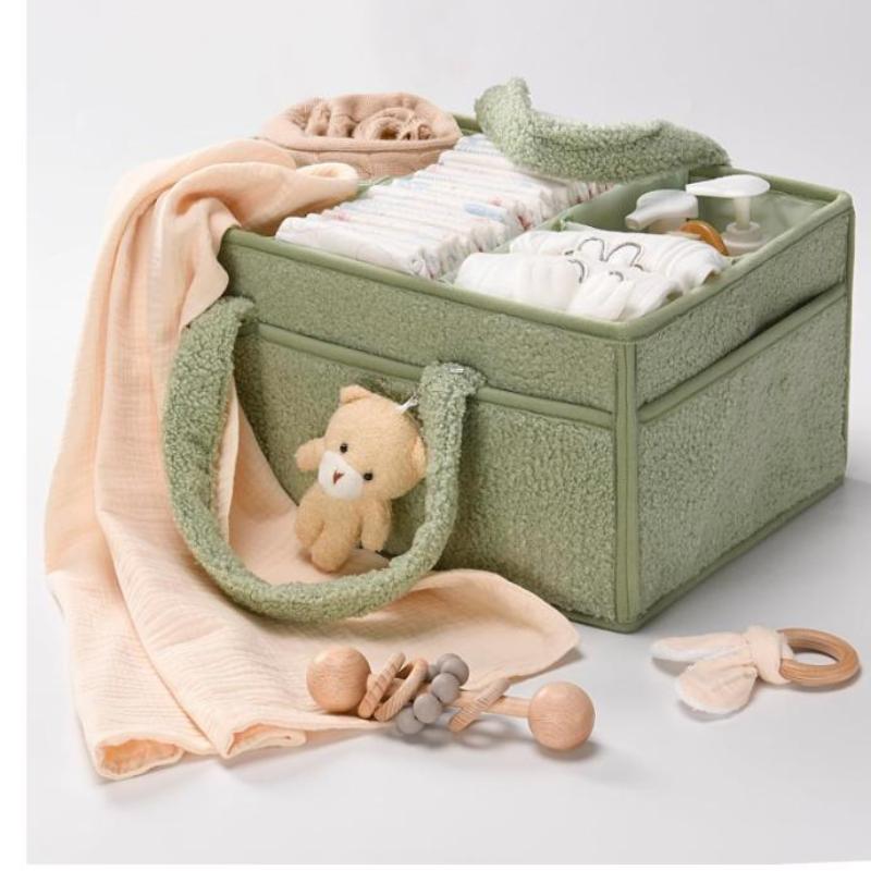 Multi-Pocket Felt Mommy Bag DI - Baby Nursery Nurse ulasan dan harga
