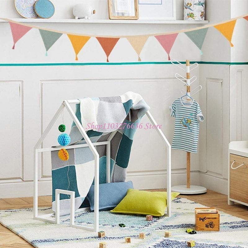 R6FD Soft Fabric Bunting Banne - Baby Nursery Neutral ulasan dan harga