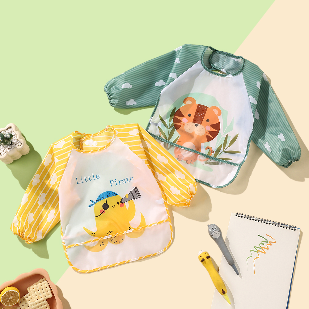 2pcs Waterproof Full Sleeve Ba - Baby Nursery Accessories ulasan dan harga