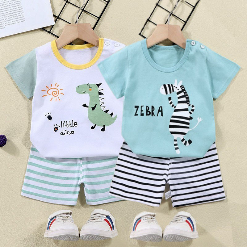Cotton Tees+Shorts 2-piece Tra - Baby Nursery Ideas Boy ulasan dan harga