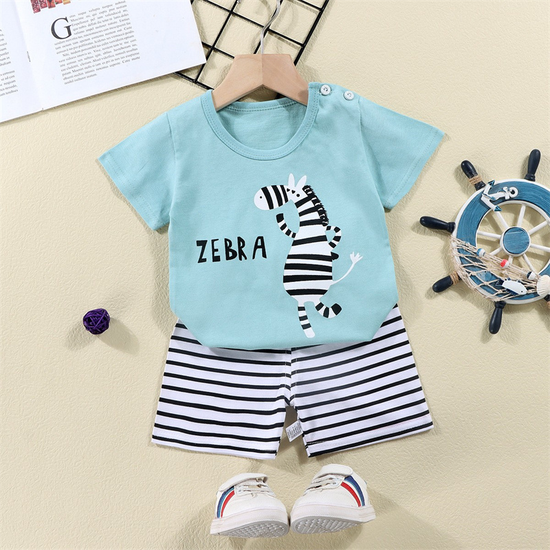 Cotton Tees+Shorts 2-piece Tra - Baby Nursery Ideas Boy ulasan dan harga