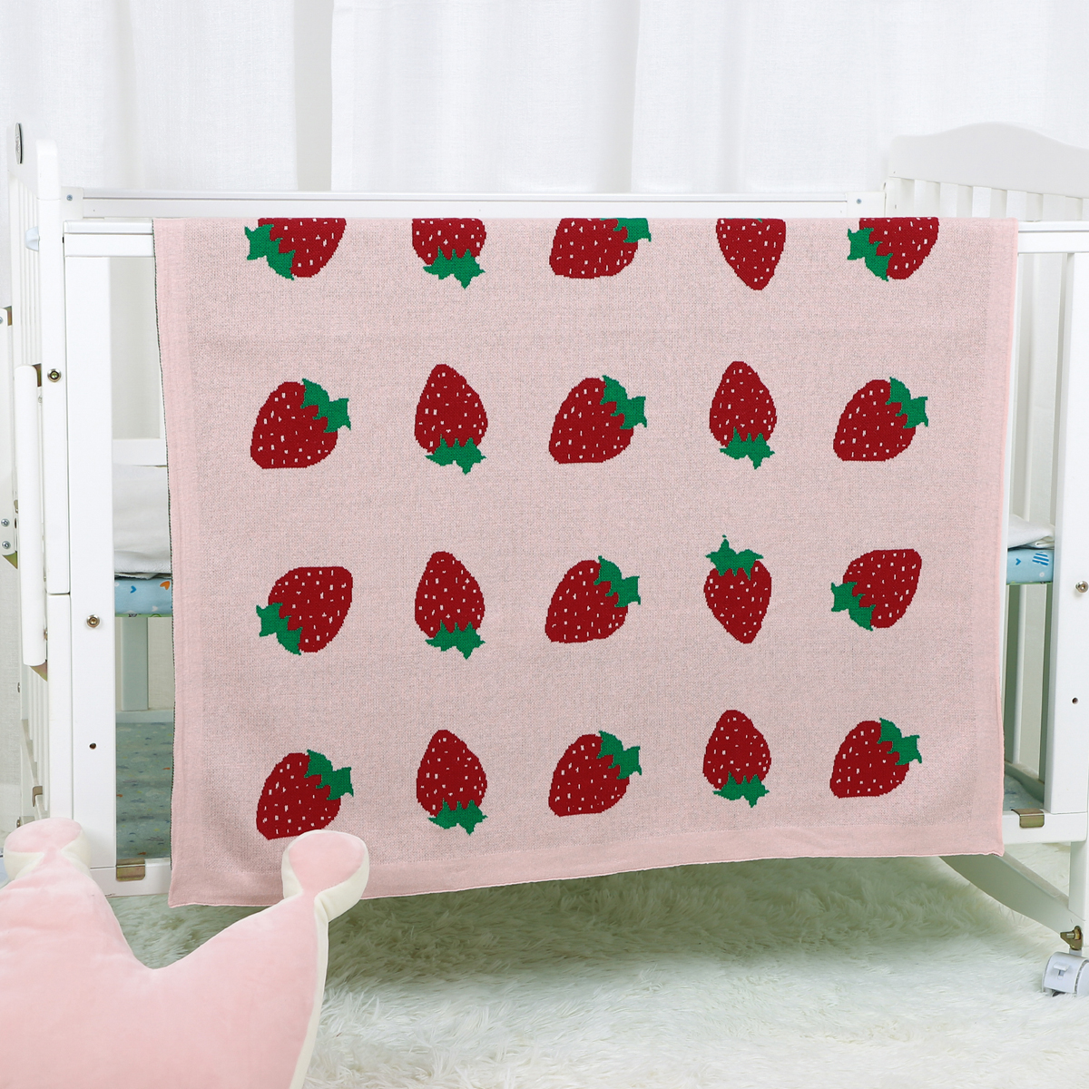 Baby Nursery Blanket 100% Cott - Baby Girl Nursery Quilt ulasan dan harga