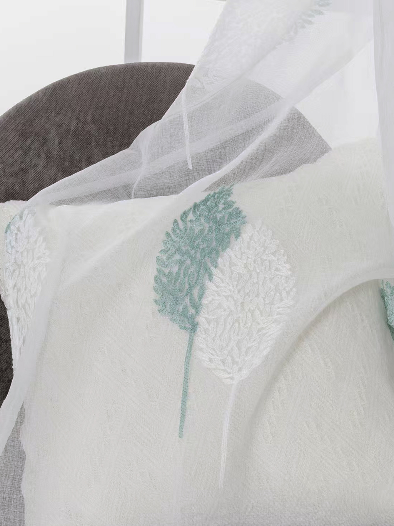 Dark Green Modern Nordic Gromm - Baby Nursery Curtains ulasan dan harga