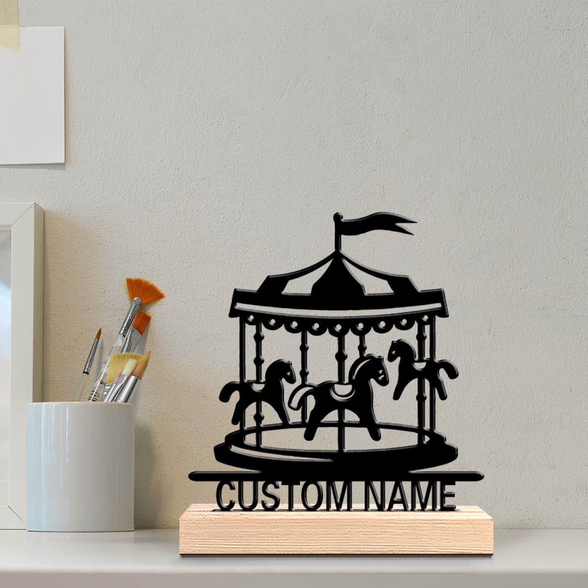 1pc Romantic Personalized Cust - Baby Nursery Accent Wall ulasan dan harga