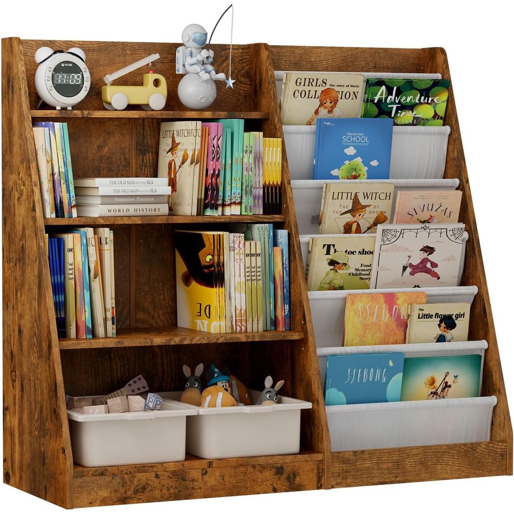 HedoAjim Kids Bookshel or Bedr - Baby Nursery Bookcase ulasan dan harga