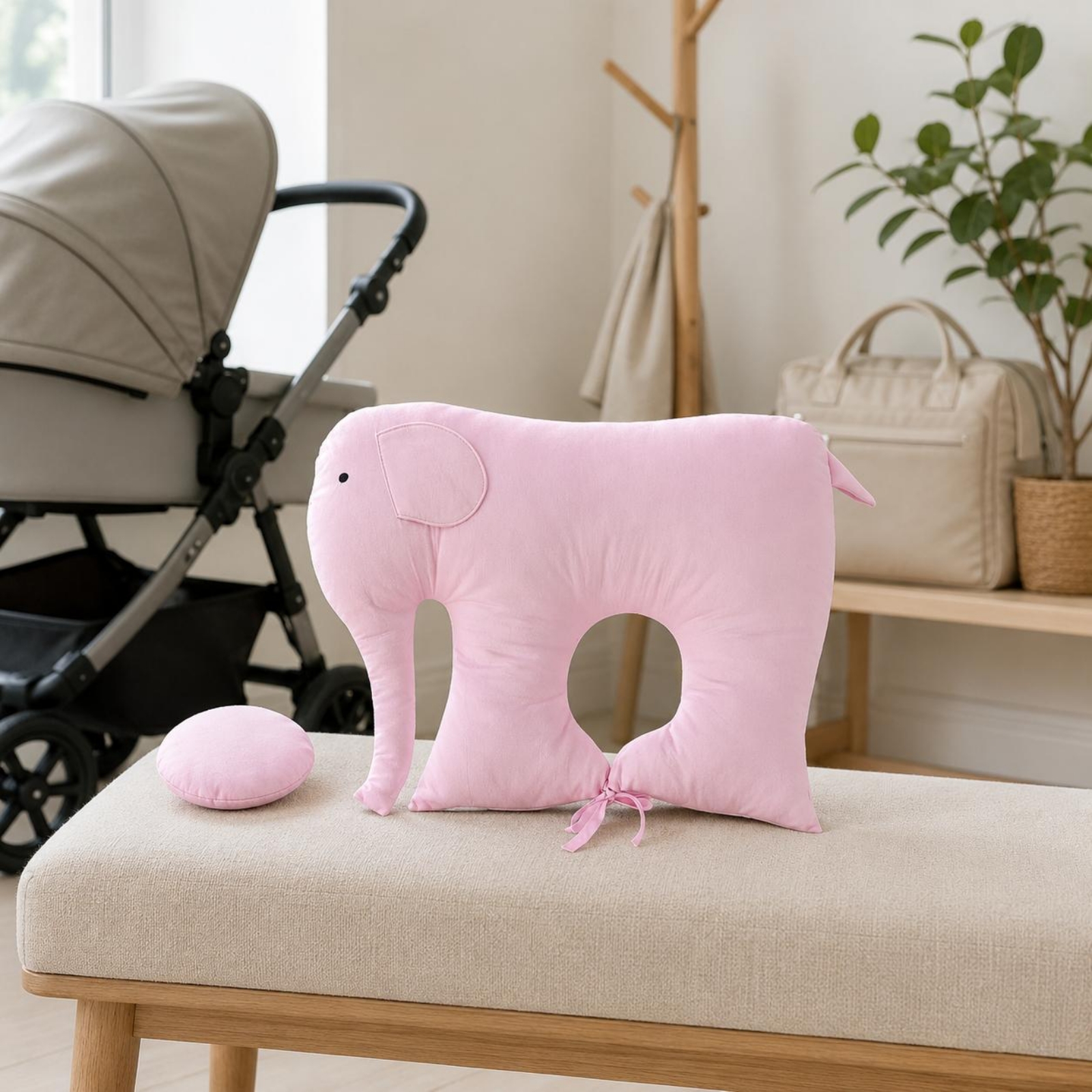Elephant Baby Pillow Removable - Baby Nursery Nurse ulasan dan harga
