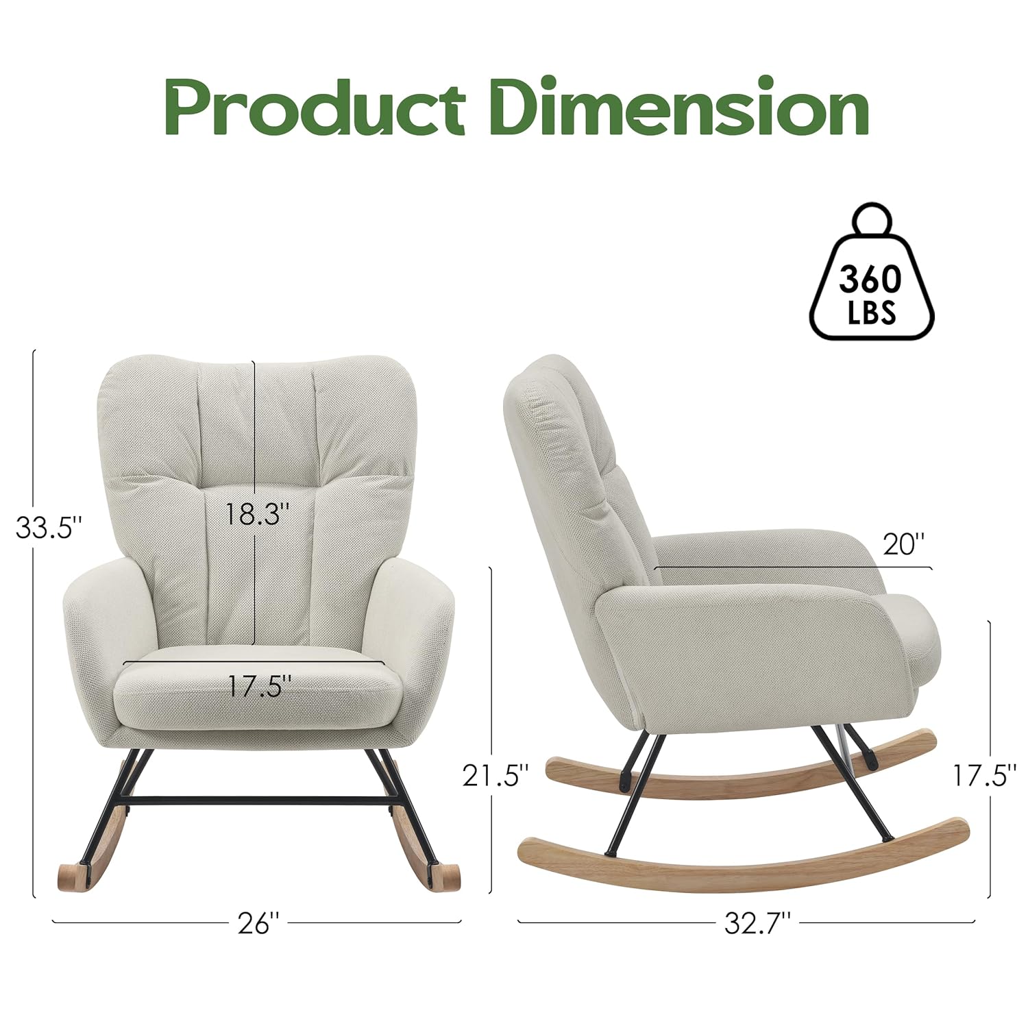 Rocking Chair Nursery, Teddy B - Baby Nursery Nurse ulasan dan harga