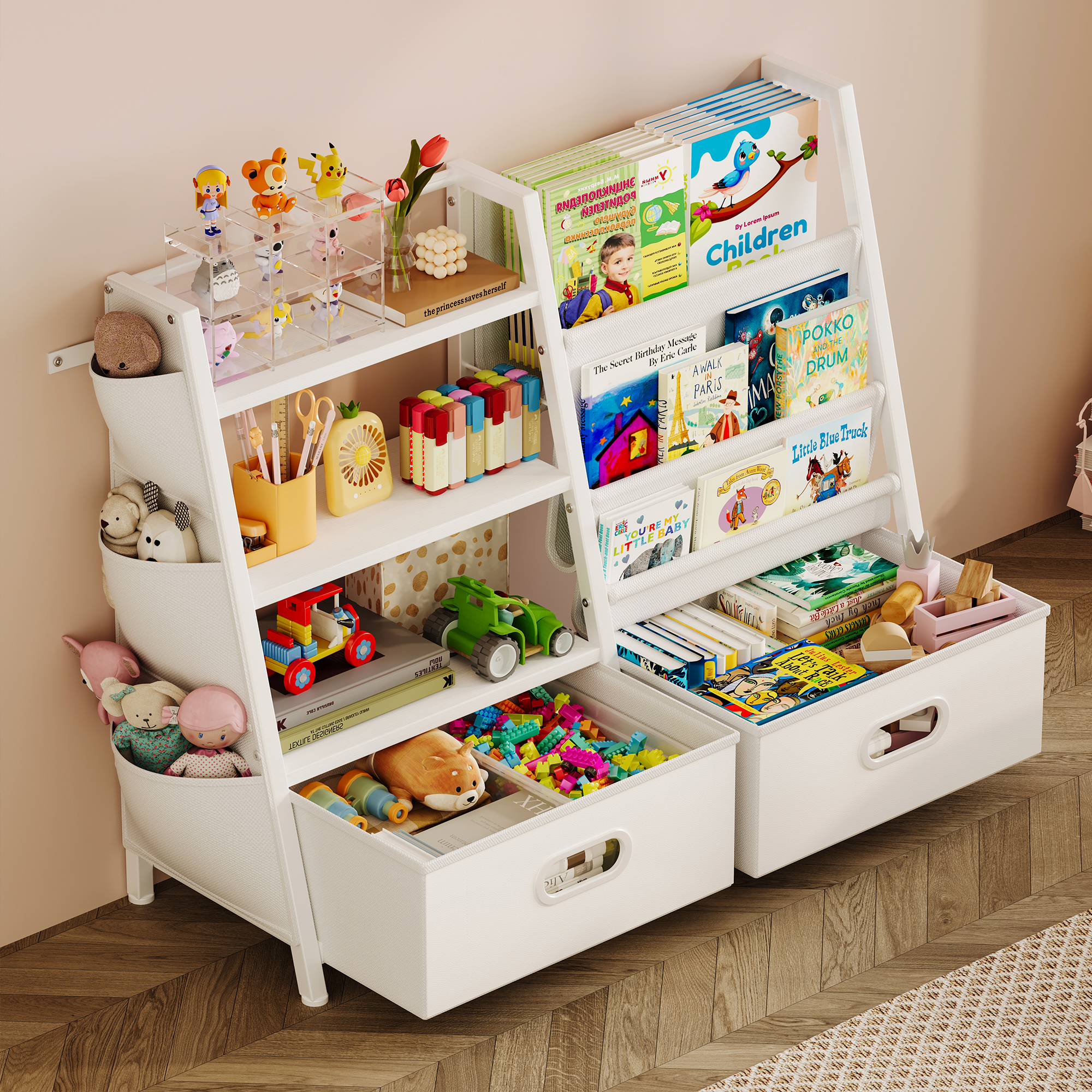 Modern Toddler Bookshelf Nurse - Baby Nursery Bookcase ulasan dan harga