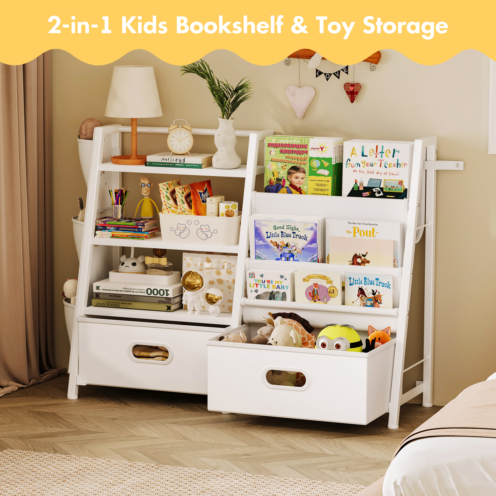 Modern Toddler Bookshelf Nurse - Baby Nursery Bookcase ulasan dan harga