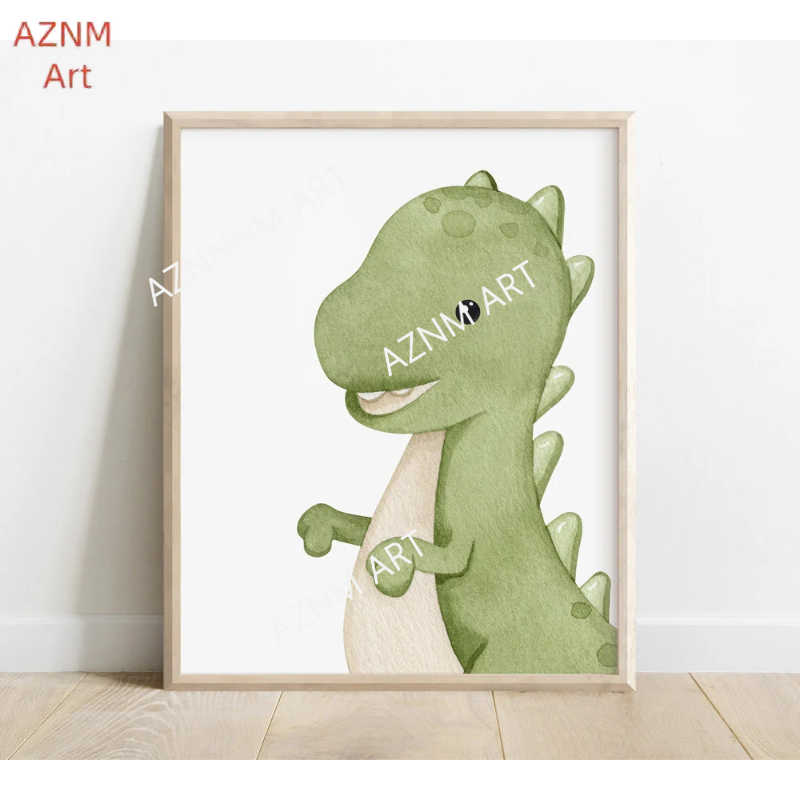 1/3Pcs Dinosaurs prints, neutr - Baby Nursery Neutral ulasan dan harga