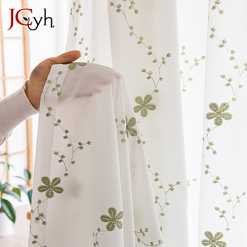Pastoral Style Embroidery Shee - Baby Nursery Curtains ulasan dan harga