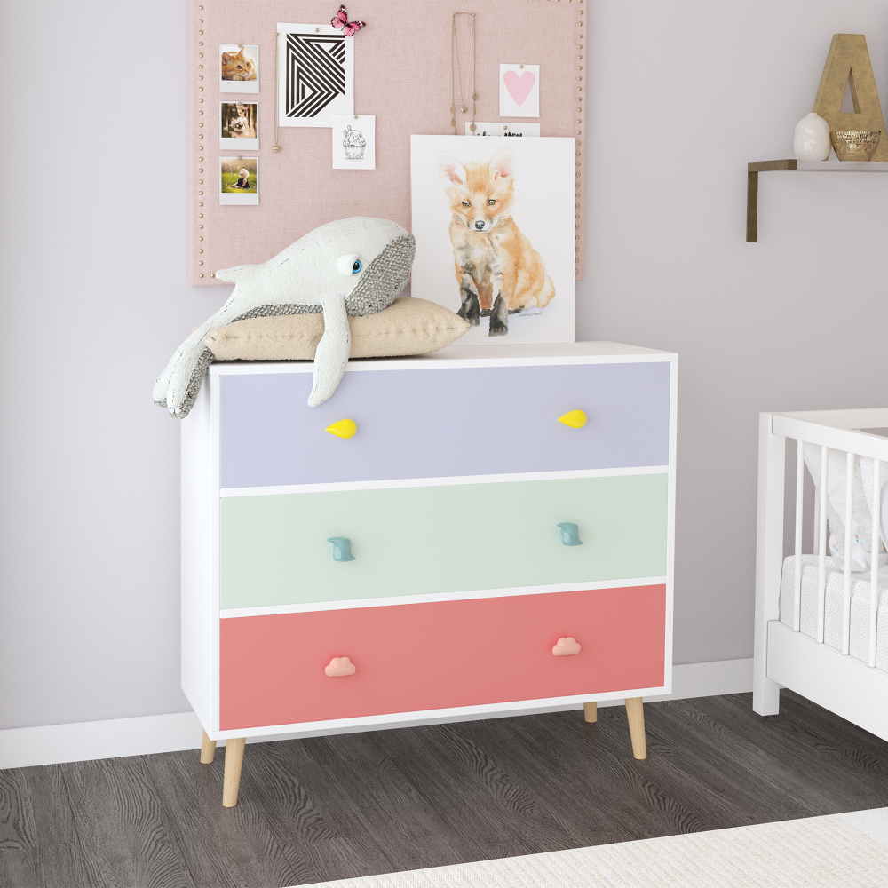 Kids 3-Drawer Dresser - Baby N - Baby Nursery And Co ulasan dan harga