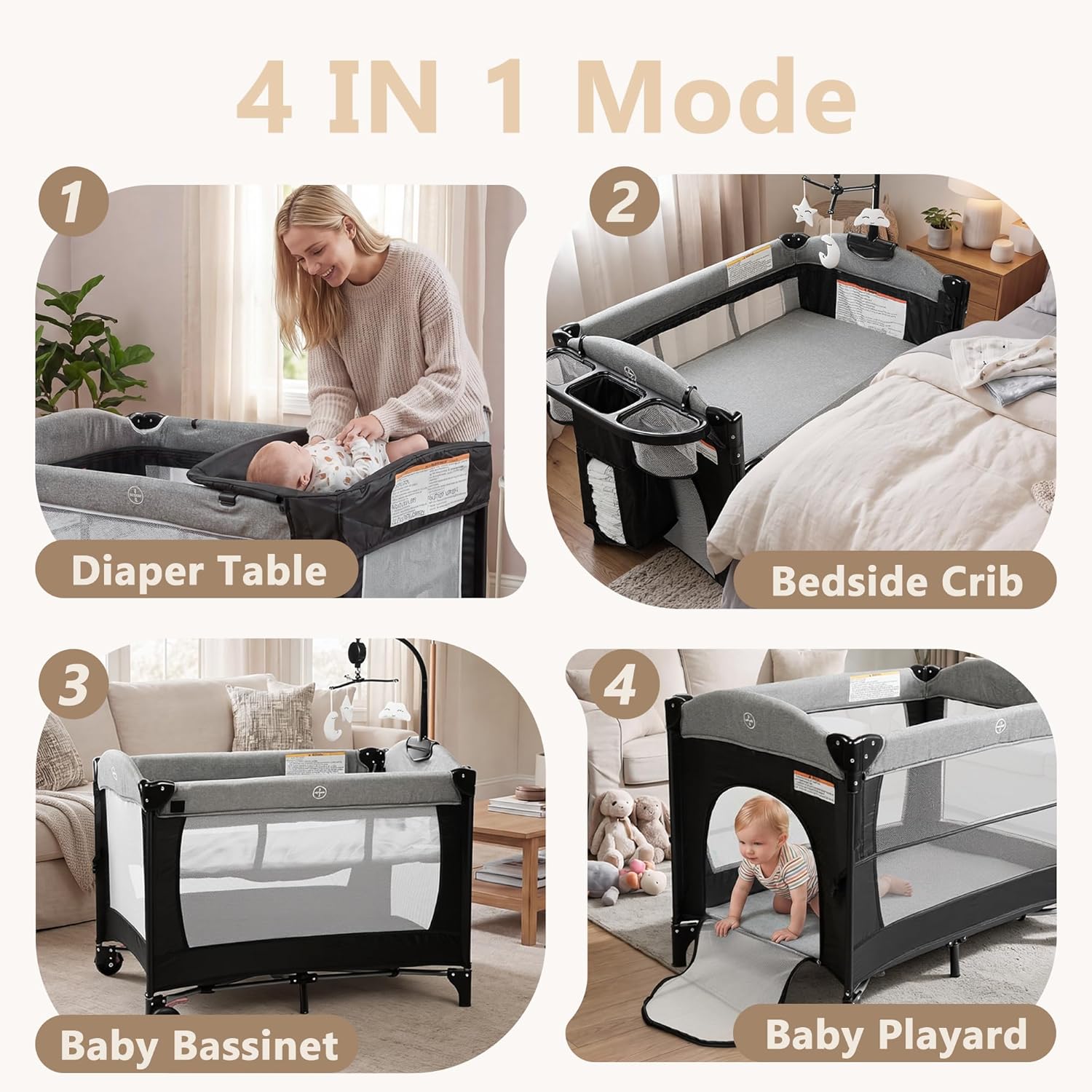 Kinder King 4 in 1 Portable Ba - Baby Nursery Hamper ulasan dan harga