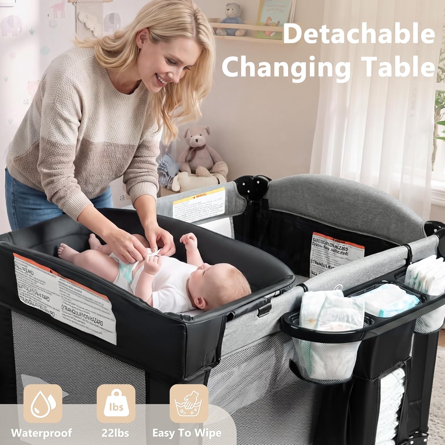 Kinder King 4 in 1 Portable Ba - Baby Nursery Hamper ulasan dan harga