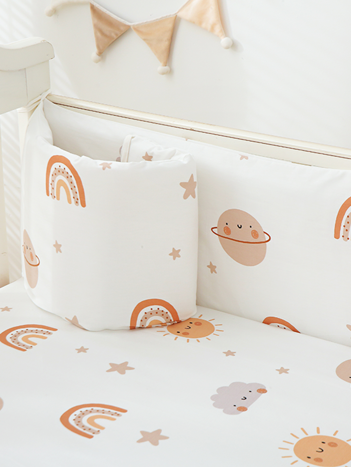 1pc Baby Crib Guard Rail Soft  - Baby Nursery Glider ulasan dan harga