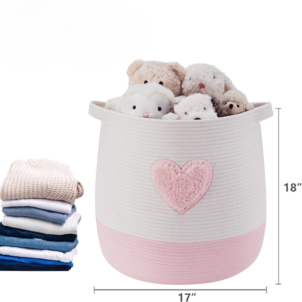 Pink Laundry Basket Hamper for - Baby Nursery Hamper ulasan dan harga