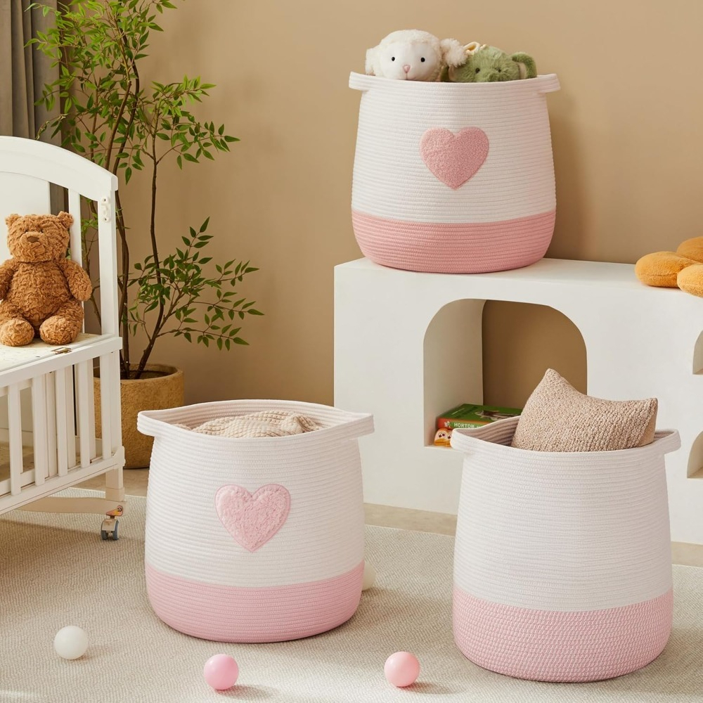 Pink Laundry Basket Hamper for - Baby Nursery Hamper ulasan dan harga
