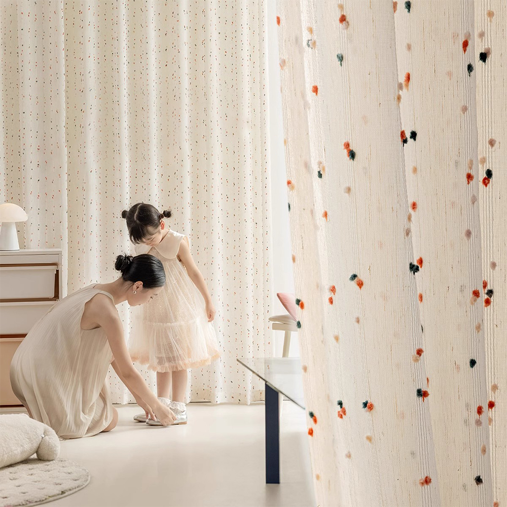 Rainbow Candy Dopa Style Linen - Baby Nursery Curtains ulasan dan harga