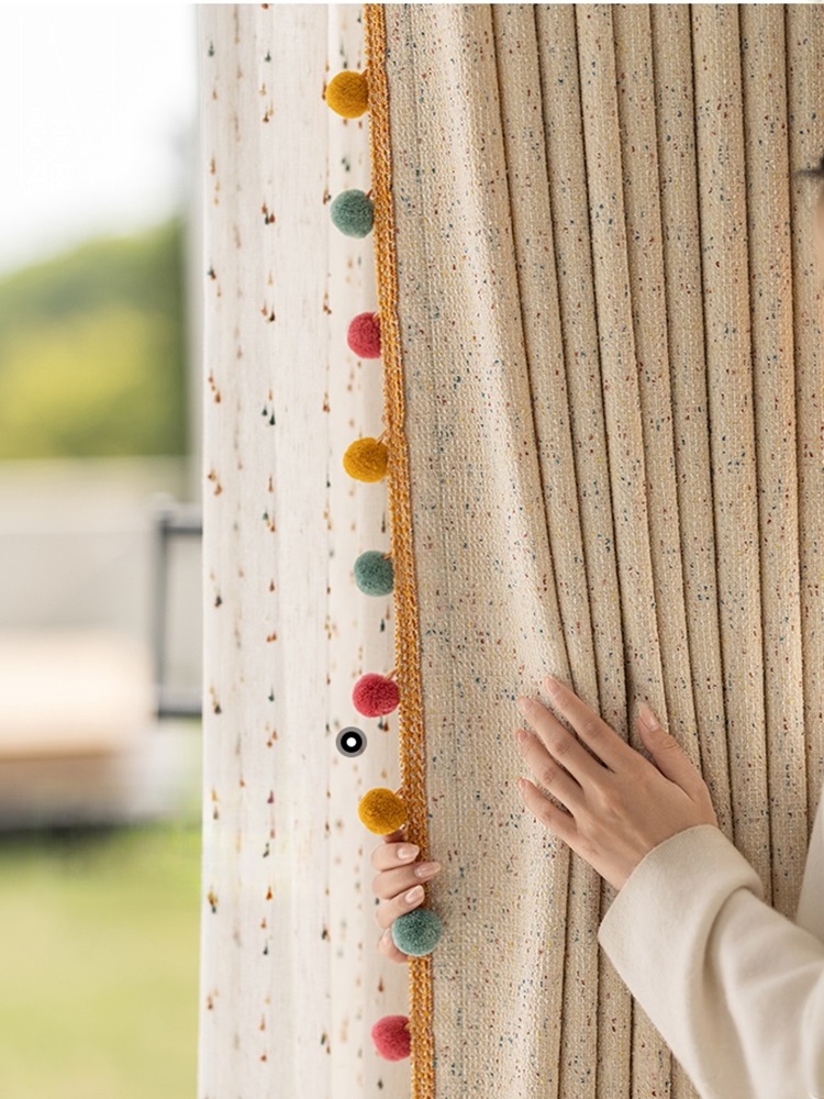 Colorful Lace Bean Curtains Bo - Baby Nursery Curtains ulasan dan harga