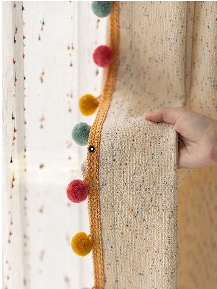 Colorful Lace Bean Curtains Bo - Baby Nursery Curtains ulasan dan harga