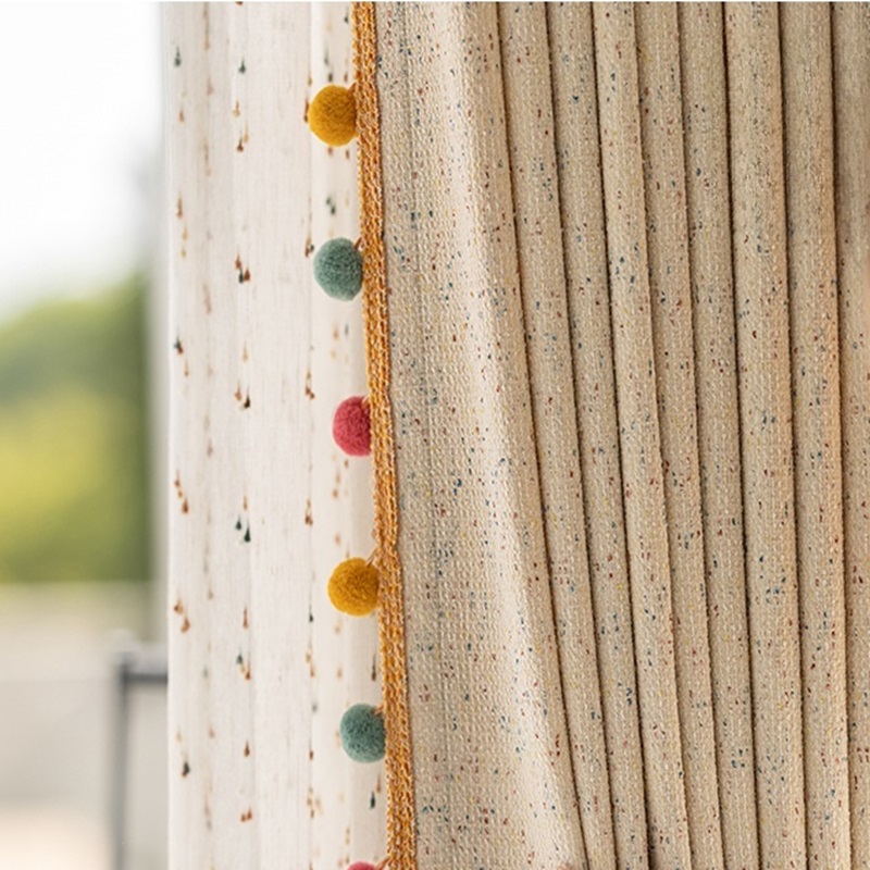 Colorful Lace Bean Curtains Bo - Baby Nursery Curtains ulasan dan harga