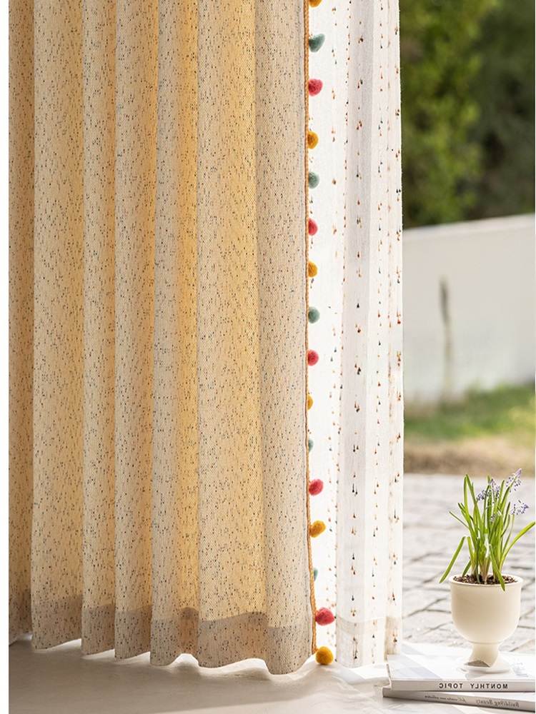 Colorful Lace Bean Curtains Bo - Baby Nursery Curtains ulasan dan harga