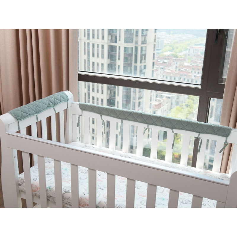 Cotton Crib Bumper Protection  - Baby Nursery Glider ulasan dan harga