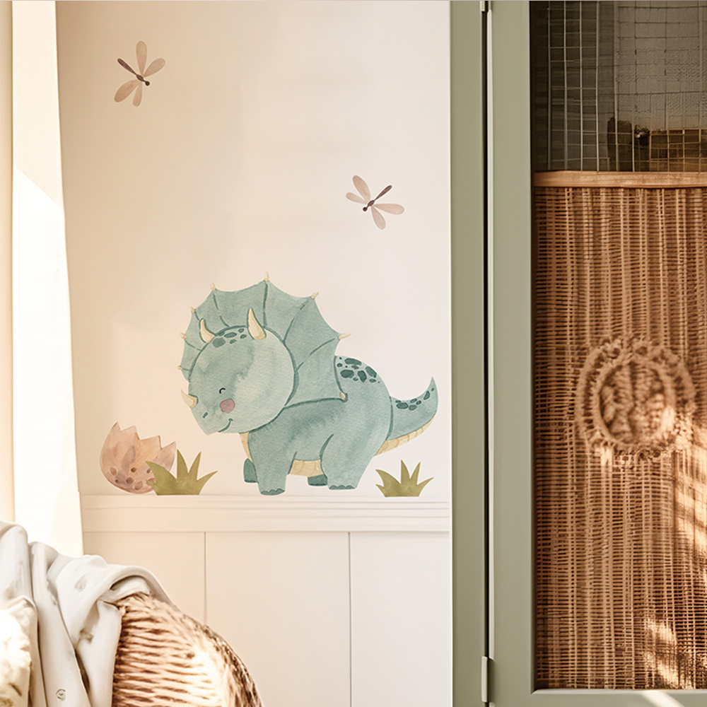 Dinosaur Wall Decals, Dino Alp - Baby Nursery Accessories ulasan dan harga