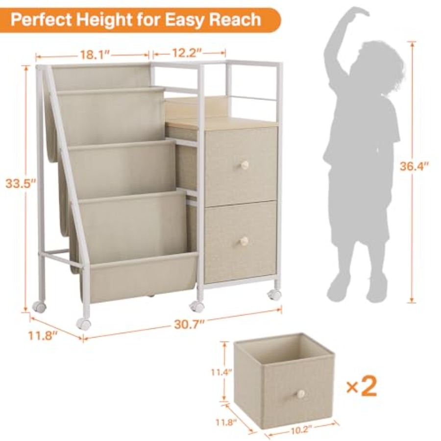 Book Shelf for Rooms Toddler B - Baby Nursery Bookcase ulasan dan harga