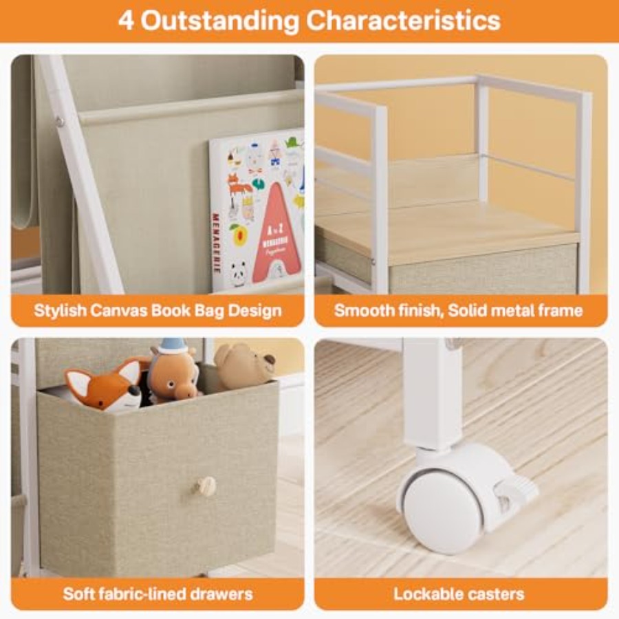 Book Shelf for Rooms Toddler B - Baby Nursery Bookcase ulasan dan harga