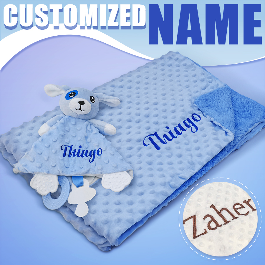 Custom Name Baby Blanket Perso - Baby Nursery Accessories ulasan dan harga