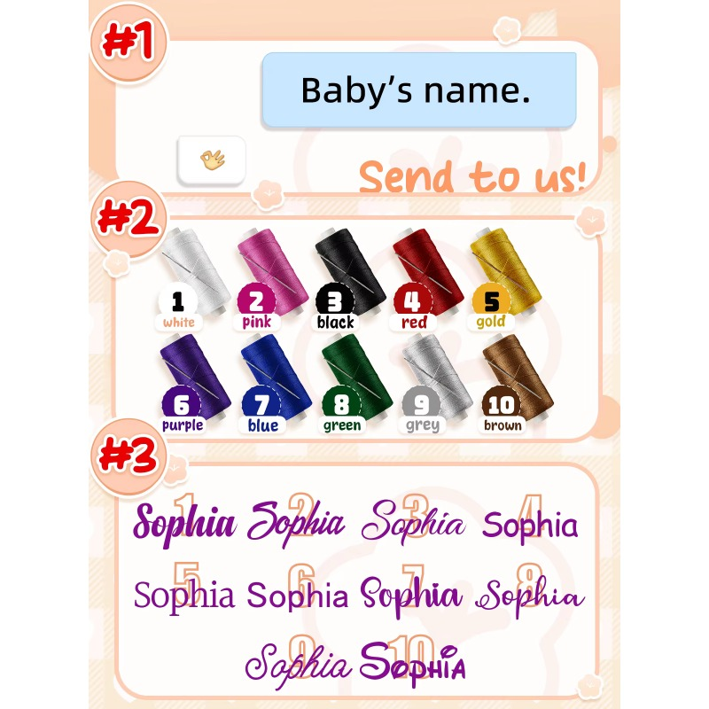 Custom Name Baby Blanket Perso - Baby Nursery Accessories ulasan dan harga