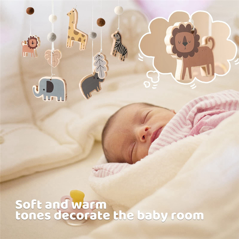 X18A-Baby Mobile For Crib - Ju - Baby Nursery Neutral ulasan dan harga