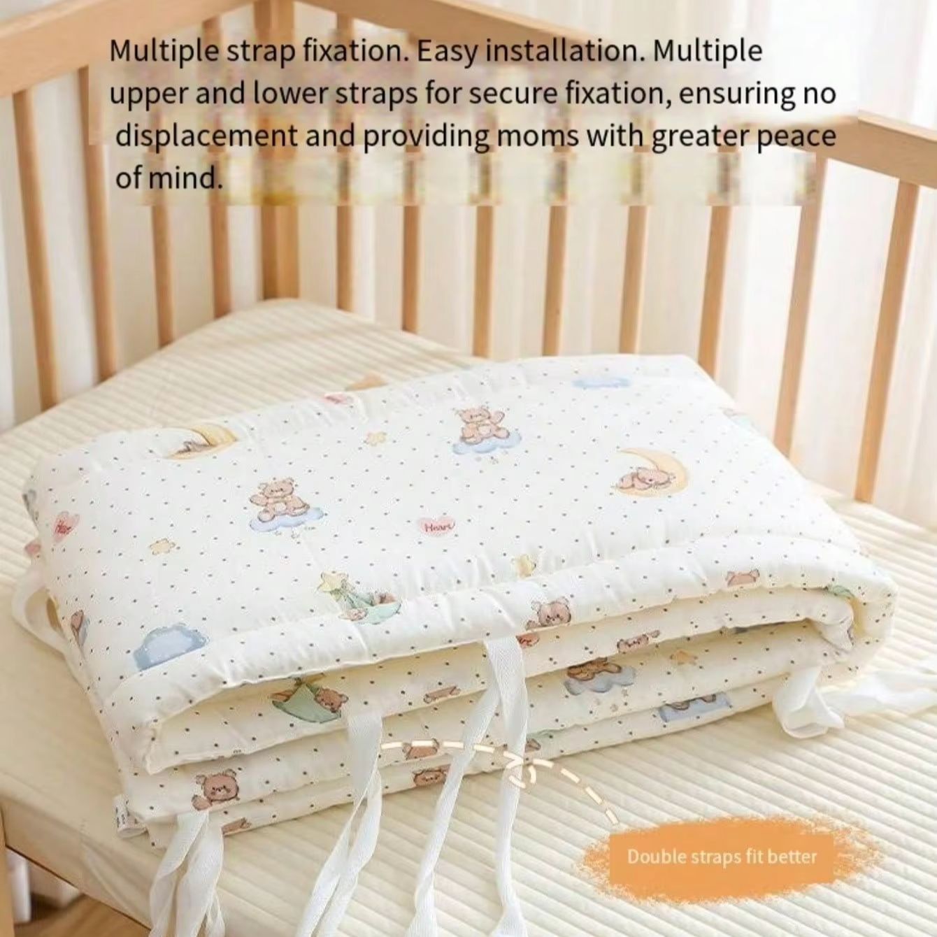 Baby Bumper Crib Bumper Protec - Baby Nursery Glider ulasan dan harga