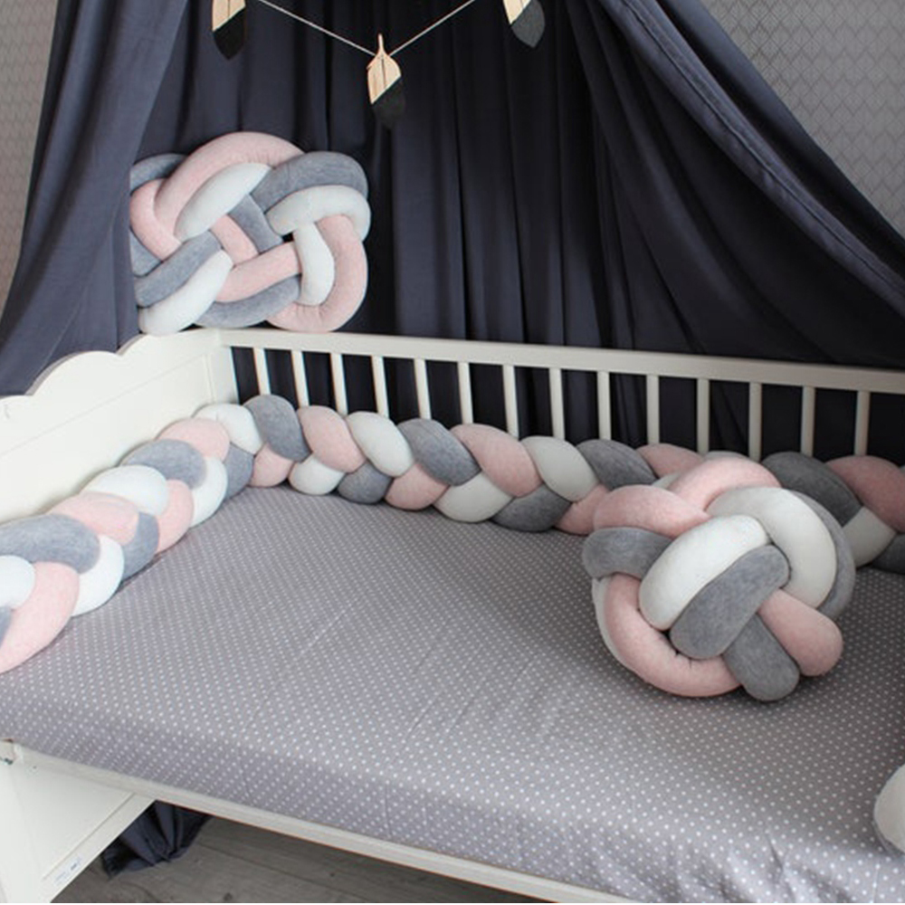 1M/2M/3M/4M Braid Baby Bed Bum - Baby Nursery Glider ulasan dan harga