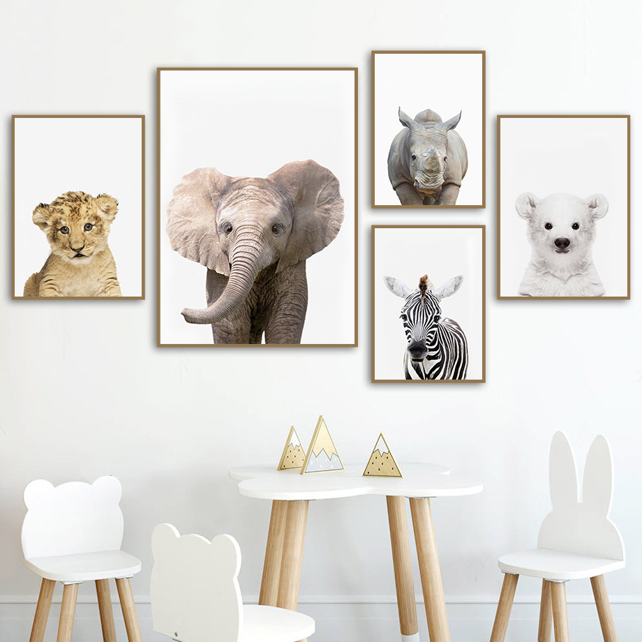 Baby Safari Animal Nursery Wal - Baby Nursery Zoo Animals ulasan dan harga