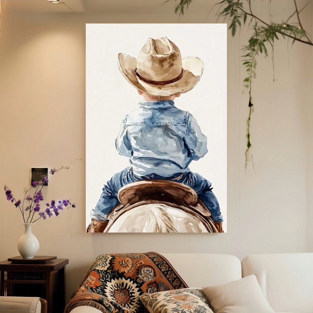 Framed 1 Vibrant Wooden Frame  - Baby Nursery Nurse ulasan dan harga