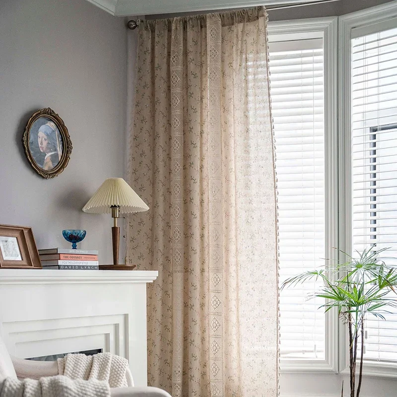 Boho Floral Semi-Blackout Wind - Baby Nursery Curtains ulasan dan harga