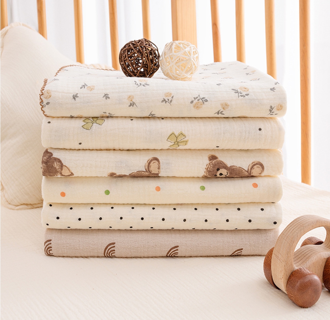 100*130cm Summer Baby Swaddle  - Baby Girl Nursery Quilt ulasan dan harga