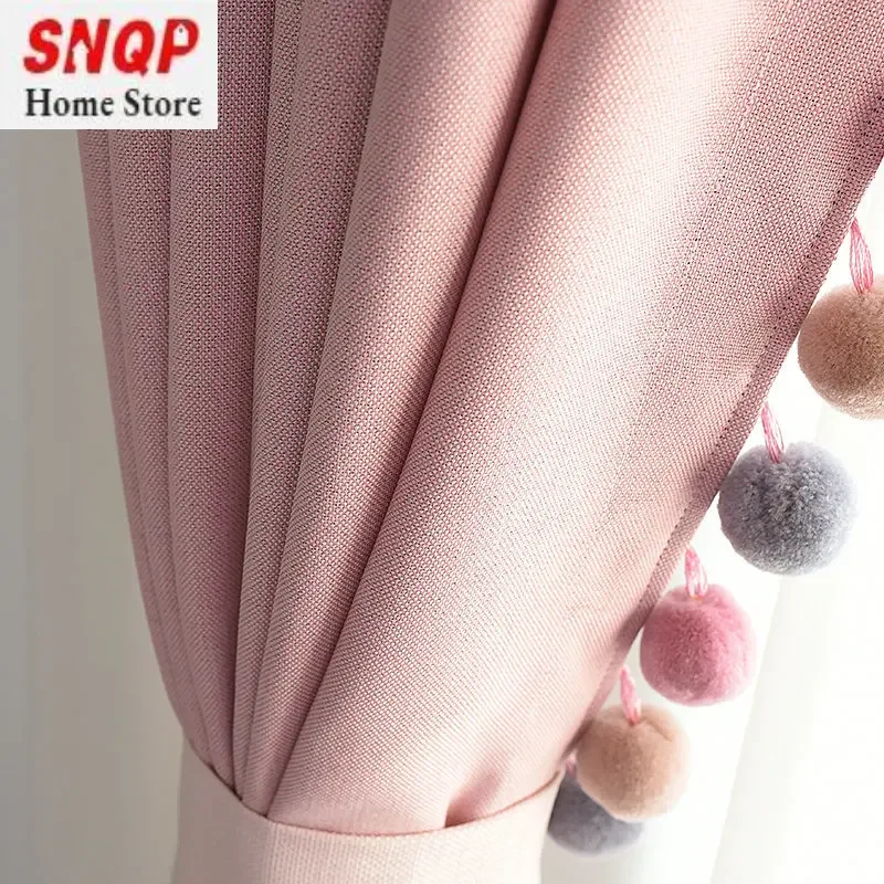 Pink Blackout Curtains for Liv - Baby Nursery Curtains ulasan dan harga