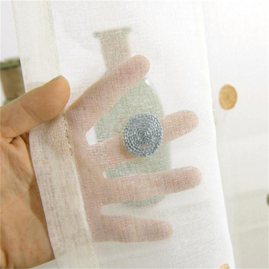 Colorful Circle Embroidery She - Baby Nursery Curtains ulasan dan harga