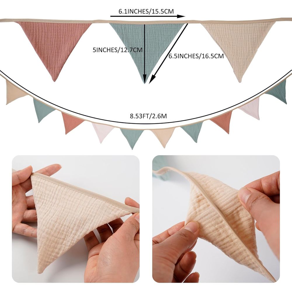 Handcrafted Neutral String Ban - Baby Nursery Neutral ulasan dan harga